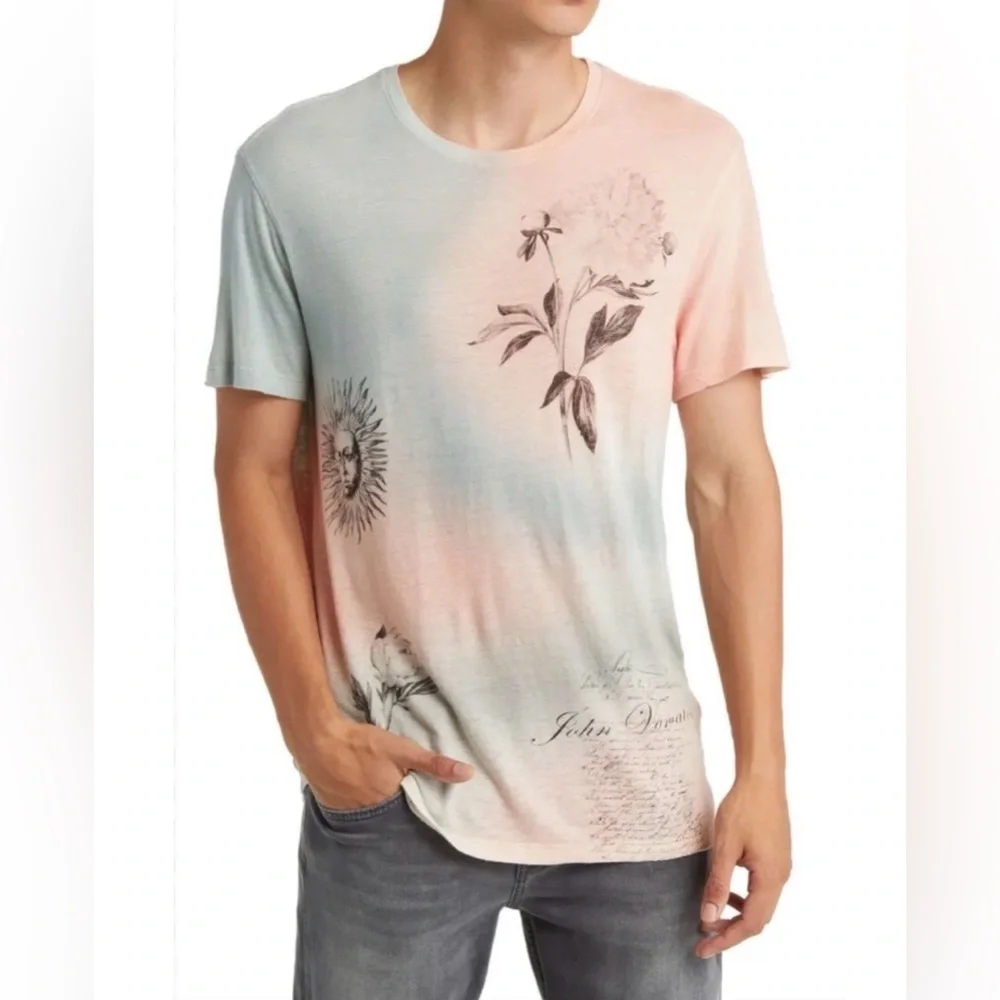 John Varvatos Dreamy Graphic Tee - Picture 3 of 7
